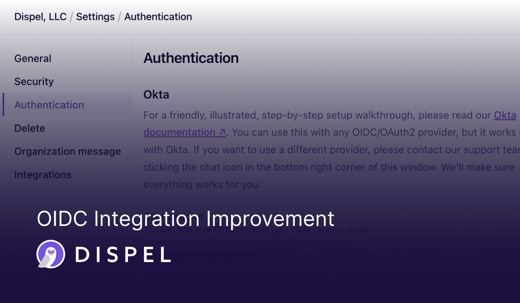 OIDC Integration Improvement