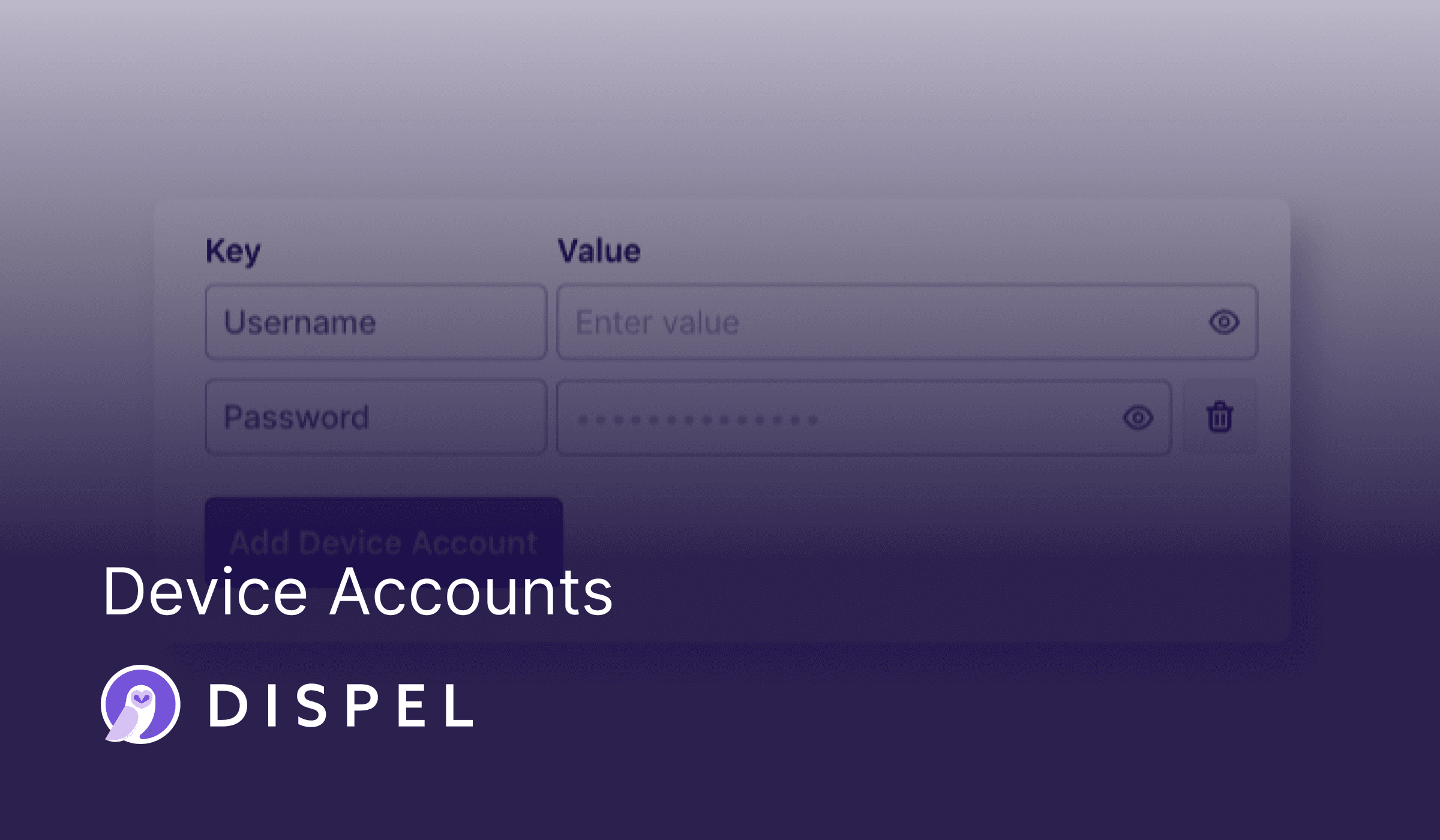 Device Accounts